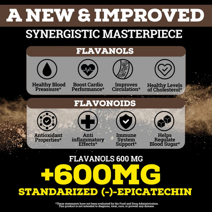 Supercharged Cocoa Flavanols + Flavonoids 1200MG
